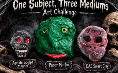 One Subject, Three Mediums Art Challenge